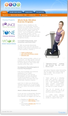 VIBO - Whole Body Vibration Exercise Programs